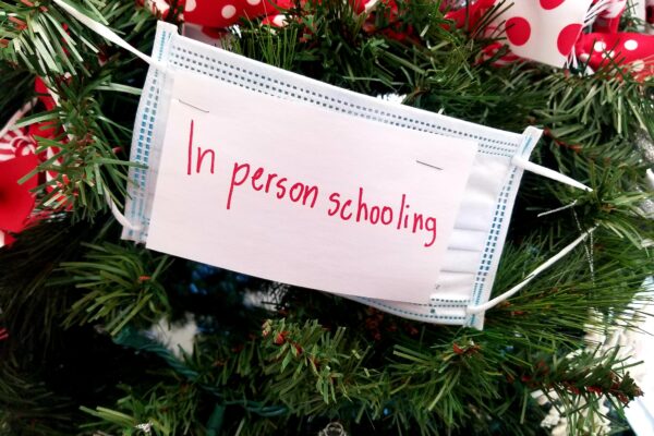 Decorating Upper School classrooms is a cherished Christmas tradition at PCS.