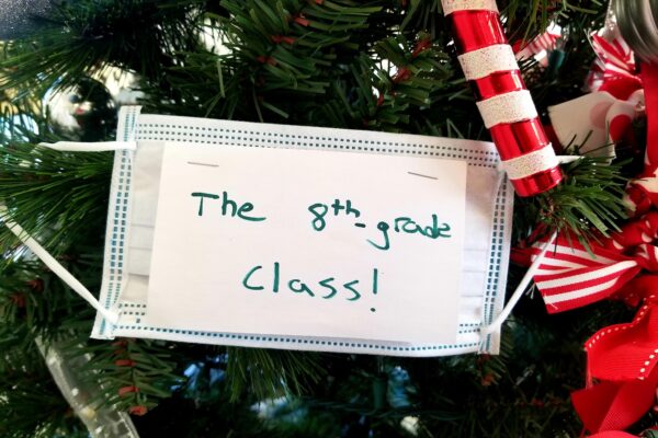 Decorating Upper School classrooms is a cherished Christmas tradition at PCS.