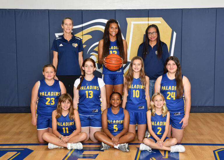 Providence Classical School 2025-2026 Middle School Girls Basketball Team