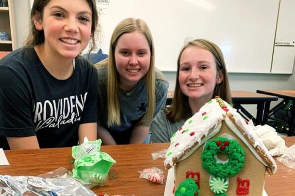 Gingerbread houses are a beloved Christmas tradition at PCS.