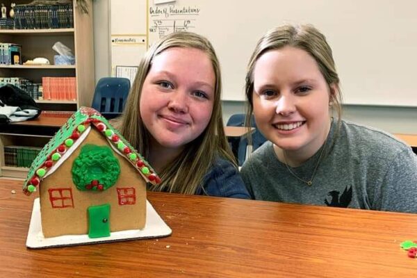 Gingerbread houses are a beloved Christmas tradition at PCS.