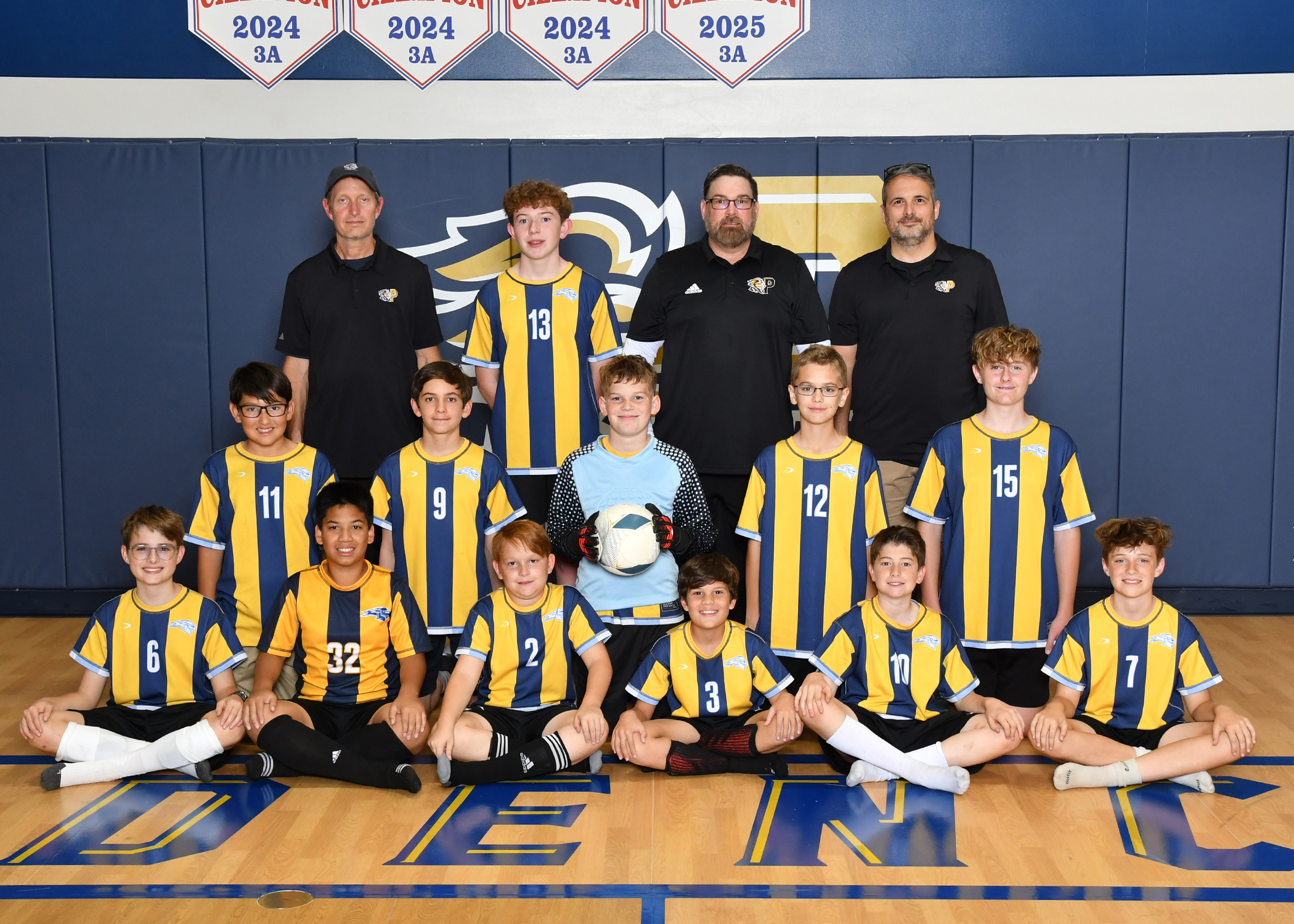 Providence Classical School 2025-2026 Middle School Boys Soccer Team