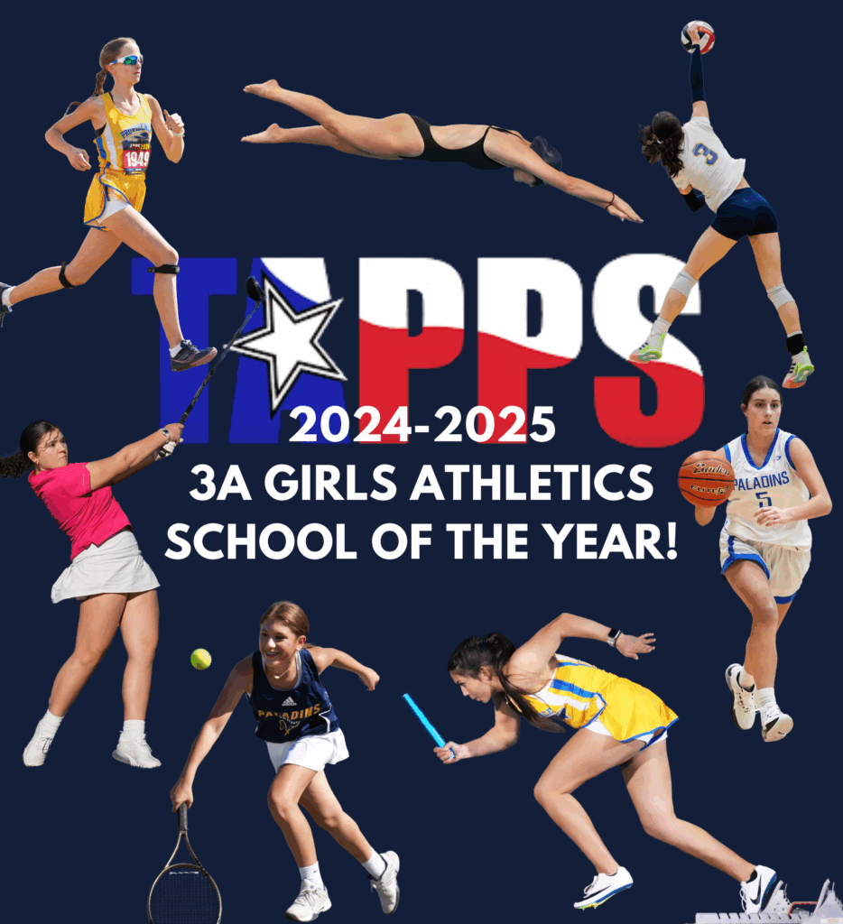 Providence Classical School was named the 2024-2025 TAPPS 3A Girls Athletics School of the Year!