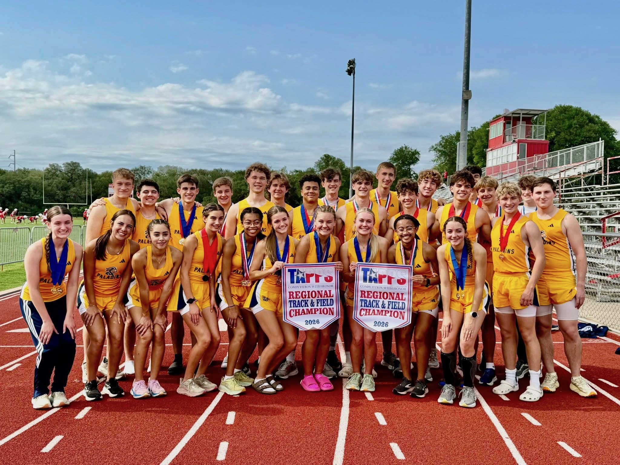 Providence Classical School Varsity Track Regional Champions