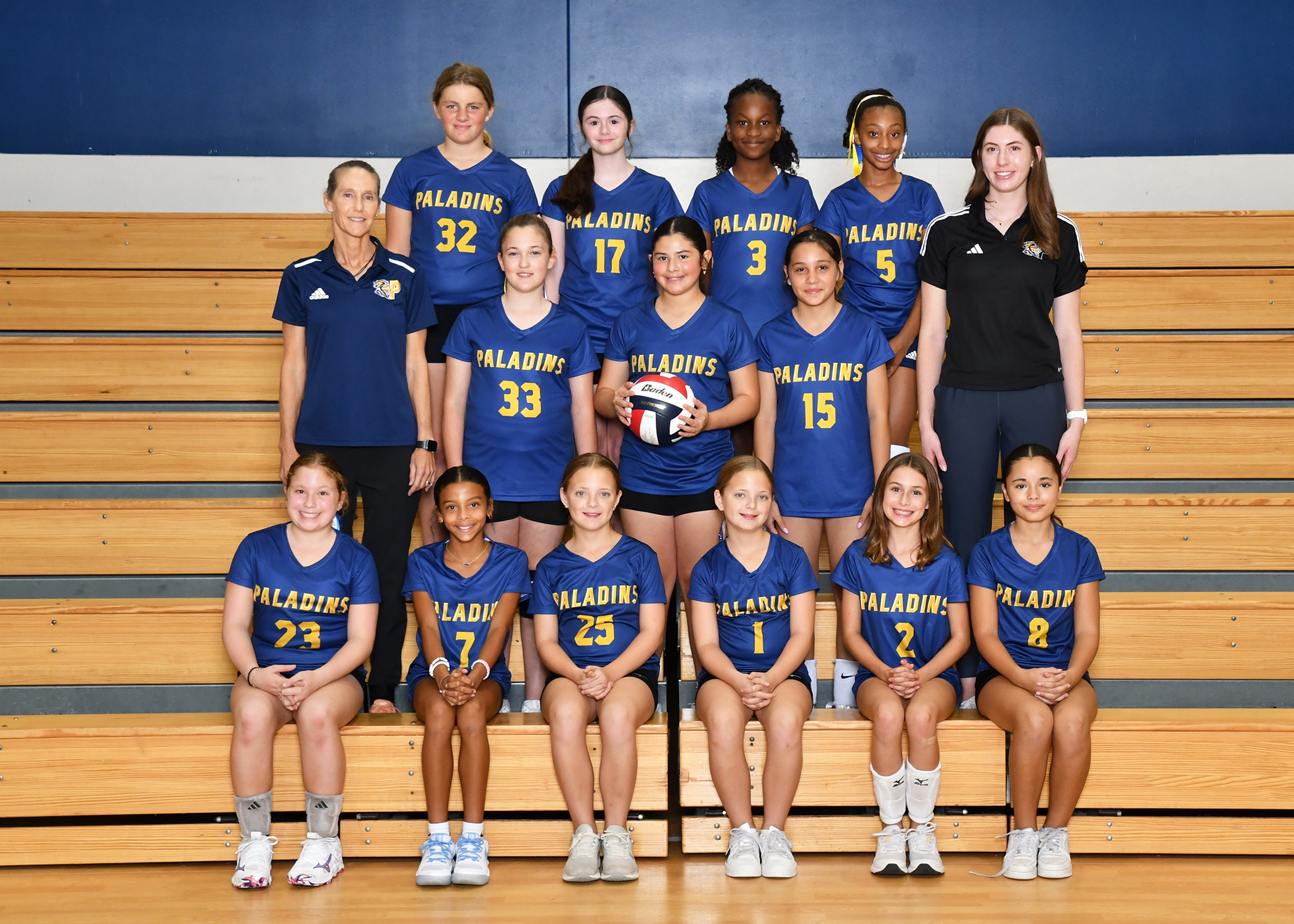 Providence Classical School Middle School B Team Volleyball Team 2025