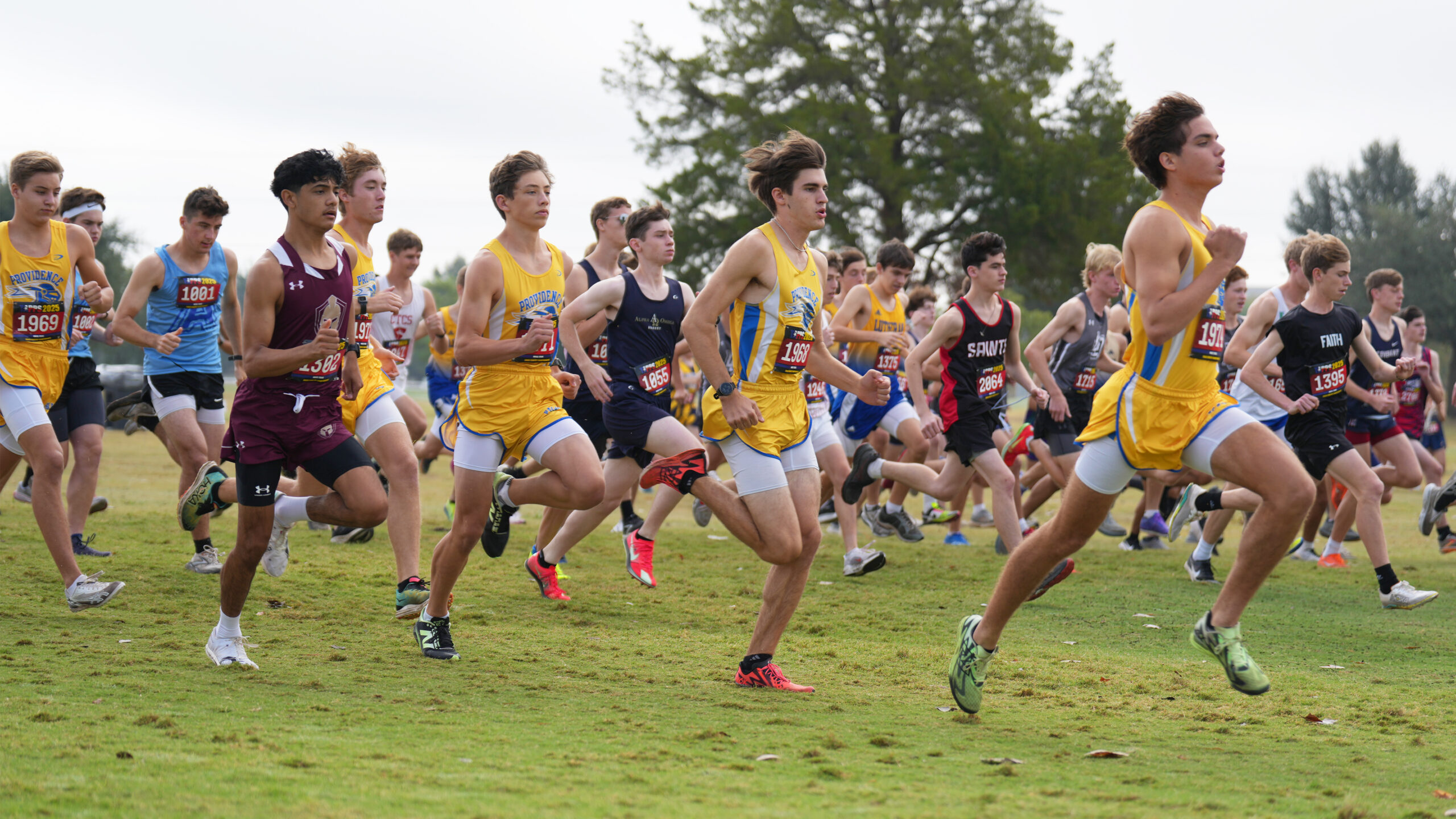 Providence Classical School Cross Country boys race