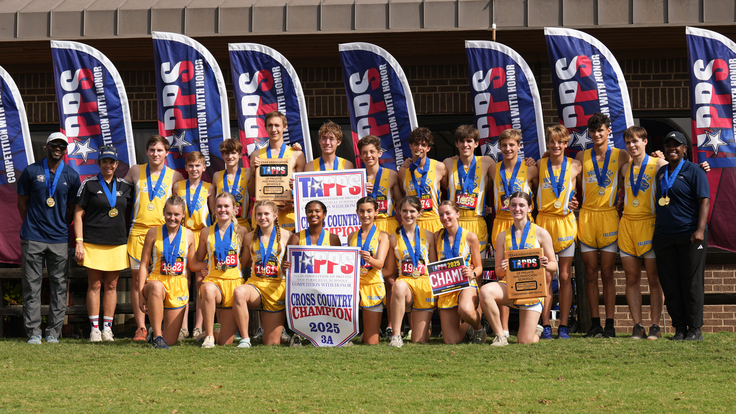 Providence Classical School Cross Country TAPPS Boys & Girls State Champs 2025