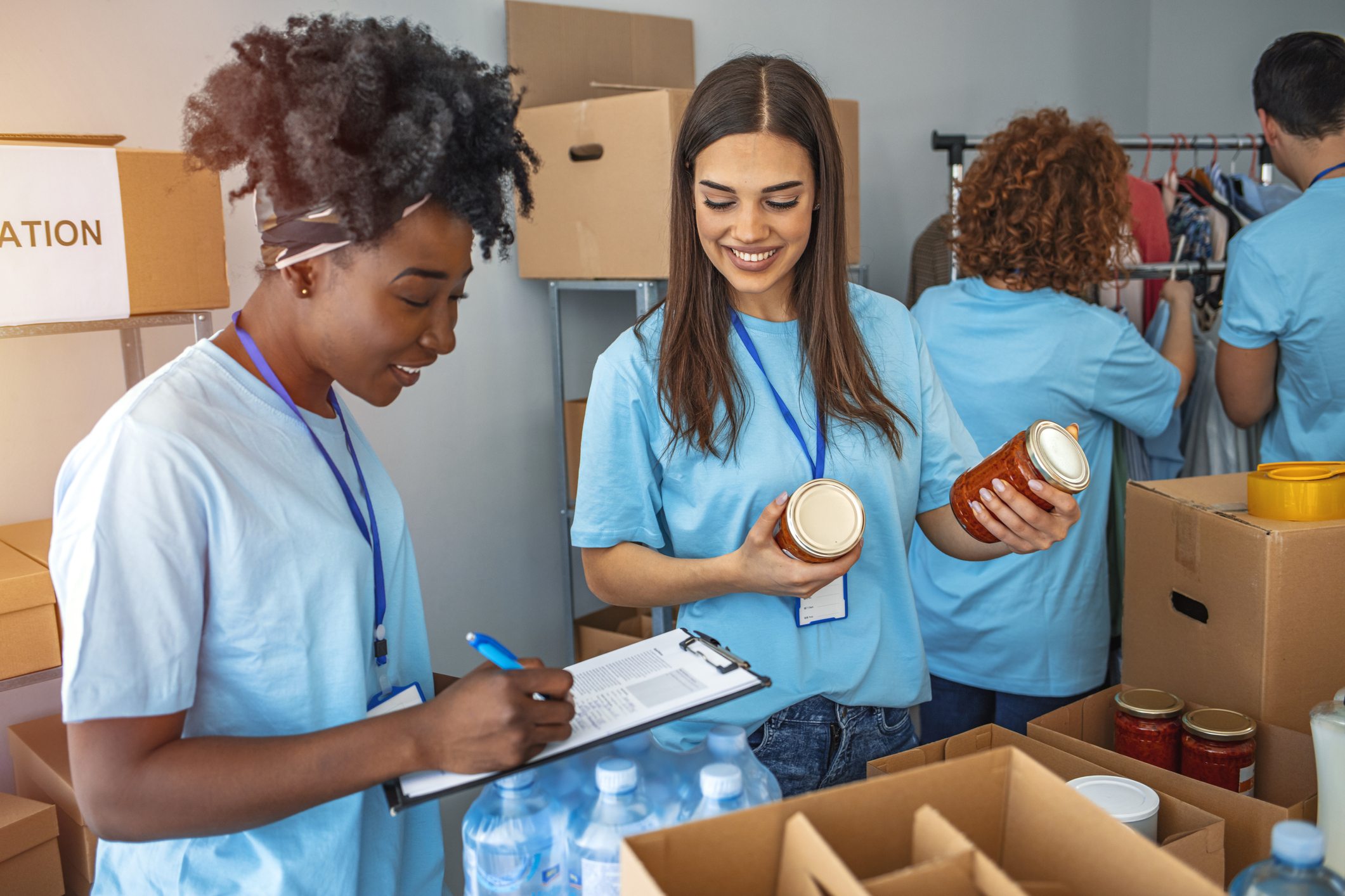 Young adults serving during a gap year